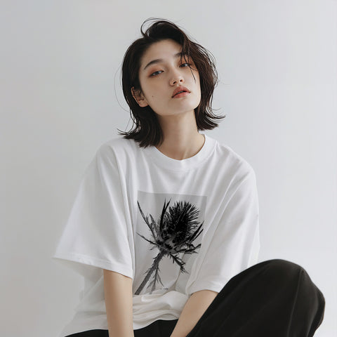 urday【Eryngium】フォトTシャツ(4717123)ホワイト/urday(マミアン)