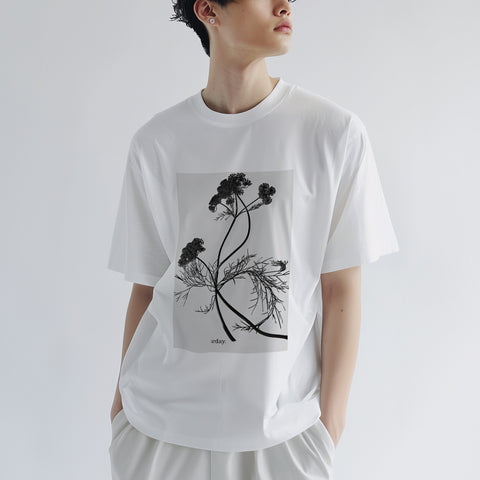 urday【Orlaya-grandiflora】フォトTシャツ(5795369)ホワイト/urday(マミアン)