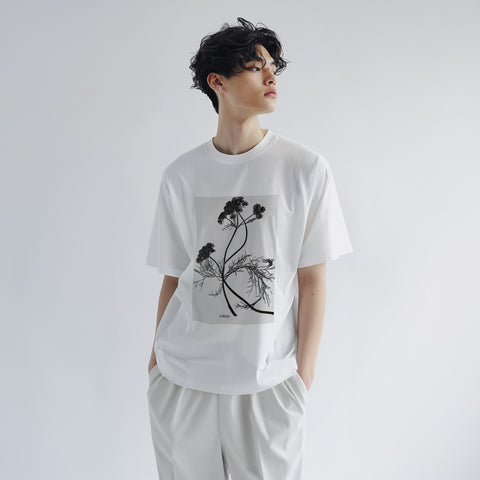 urday【Orlaya-grandiflora】フォトTシャツ(5795369)ホワイト/urday(マミアン)