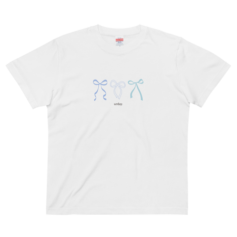 urday【Whimsical Ribbon Blue】Tシャツ(8465144)ホワイト/urday(マミアン)
