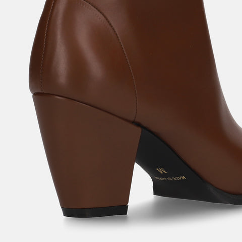 50%OFF:ウエスタンライク ショートブーツ(m72012 )ブラウン/mamian(マミアン)