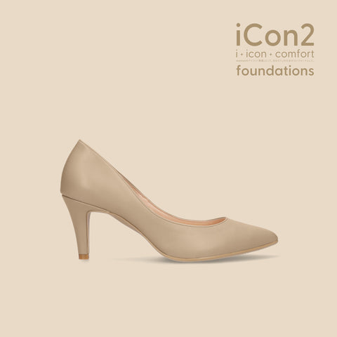30%OFF:iCon2 Foundations 2024:ポインテッドトゥ パンプス(F7203)モイストジンジャー/mamian(マミアン)