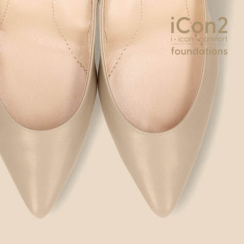 30%OFF:iCon2 Foundations 2024:ポインテッドトゥ パンプス(F7203)モイストジンジャー/mamian(マミアン)