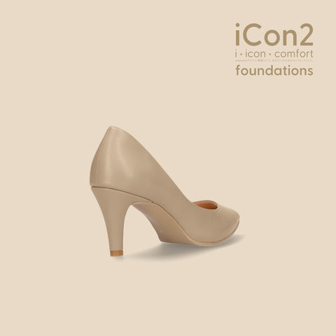 30%OFF:iCon2 Foundations 2024:ポインテッドトゥ パンプス(F7203)モイストジンジャー/mamian(マミアン)