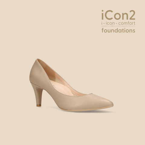 30%OFF:iCon2 Foundations 2024:ポインテッドトゥ パンプス(F7203)モイストジンジャー/mamian(マミアン)