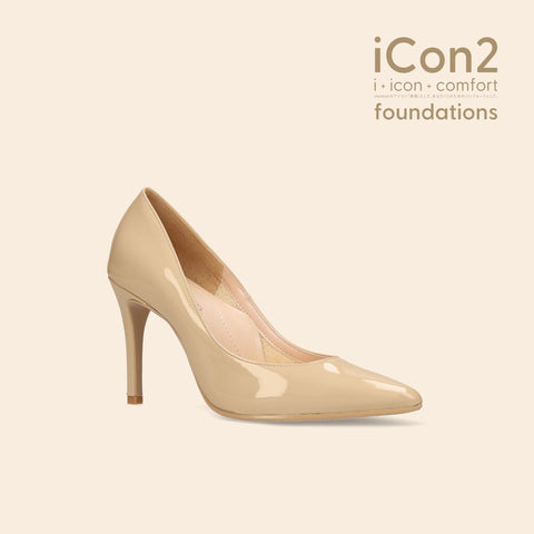 30%OFF:iCon2 Foundations 2024:ポインテッドトゥ パンプス(F970)メルティバニラ/mamian(マミアン)