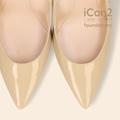 30%OFF:iCon2 Foundations 2024:ポインテッドトゥ パンプス(F970)メルティバニラ/mamian(マミアン)