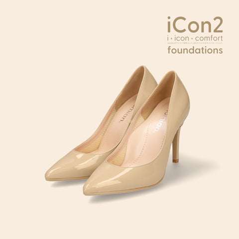 30%OFF:iCon2 Foundations 2024:ポインテッドトゥ パンプス(F970)メルティバニラ/mamian(マミアン)
