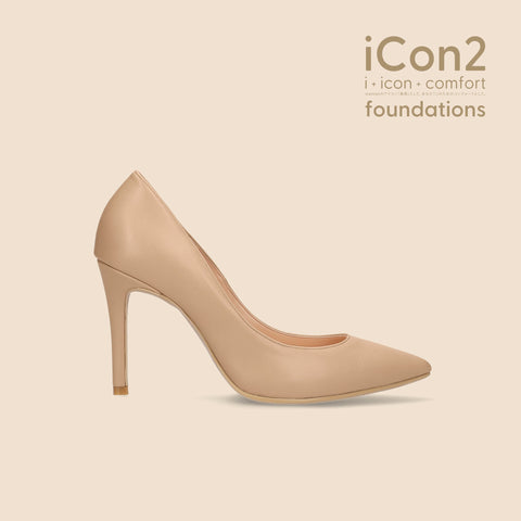 30%OFF:iCon2 Foundations 2024:ポインテッドトゥ パンプス(F970)モイストナチュラル/mamian(マミアン)