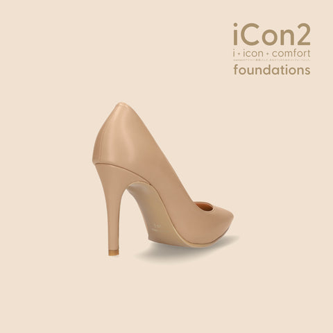 30%OFF:iCon2 Foundations 2024:ポインテッドトゥ パンプス(F970)モイストナチュラル/mamian(マミアン)