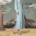 2024AW：iCoN COLORS：ポインテッドトゥ スエード パンプス（C76532）レオパードS/mamian（マミアン）