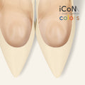 2025SS：iCoN COLORS：ポインテッドトゥ スムース パンプス（C9043）チャイ/mamian（マミアン）