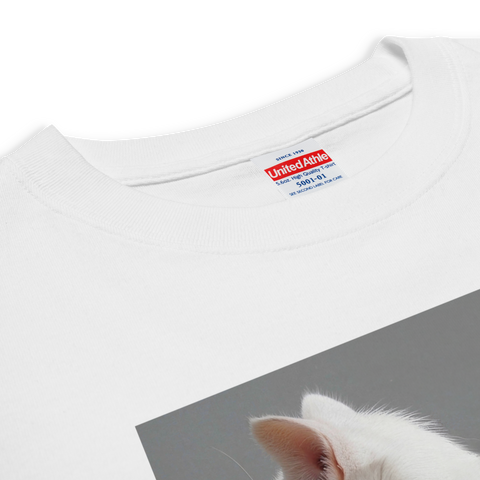 urday【Animal／White Cat／G】フォトTシャツ（1143866）ホワイト/urday（マミアン）