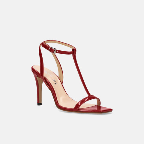 予約：2026SS：Tストラップ サンダル（3588）レッドE/mamian（マミアン）