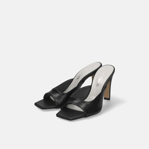 30% OFF: 2022SS: Mesh Design Clear Heel Mule (m96103) Black MS