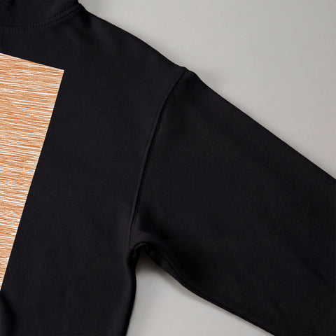 予約：urday【cat】アートワークスウェットプルパーカ（u-a-spk-0001-01）ブラック