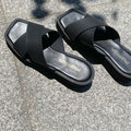 限定特価3,490円：【ユニセックス】厚底 プラットフォーム クロス サンダル（m10bn07）ブラック/mamian（マミアン）