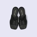 限定特価3,490円：【ユニセックス】厚底 プラットフォーム クロス サンダル（m10bn07）ブラック/mamian（マミアン）